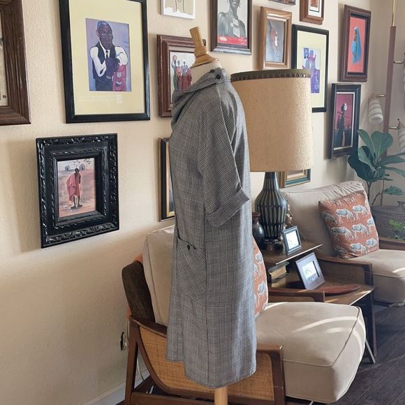 Vintage 80s Cowl-neck Dress - Picture 4 of 7